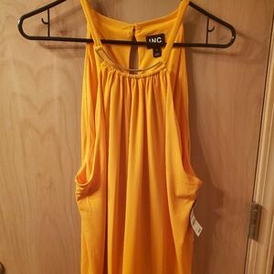 INC, yellow gold, with a neck gold band, size XL